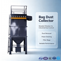 Collecteur de poussière industriel à sacs, unité de filtration à impulsions pour le purge des silos de stockage de céréales et de ciment