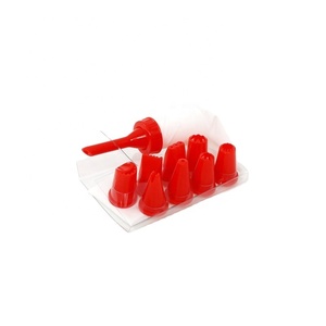 12 pollici rosso creativo cottura pasticceria strumenti di decorazione della torta fai da te 8 ugelli set sacchetto di tubazioni di glassa biodegradabile in silicone - Product Image 3