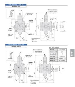 ปั๊มใบพัดปรับปริมาตรได้รุ่น ANSON TPF SERIES TPF-VL30 TPF-VL40 - Product Image 2