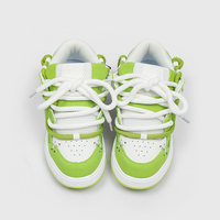 Chaussures de skate unisexes à lacets avec logo personnalisé, dessus en denim, semelle épaisse pour hommes, baskets de sport pour la marche, automne été