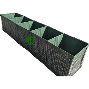 Jaula de Barrera Hesco de Arena Galvanizada con Revestimiento de Geotextil No Tejido, Retardante de Llama y Resistente a los Rayos UV para Muros de Contención de Inundaciones - Product Image 4