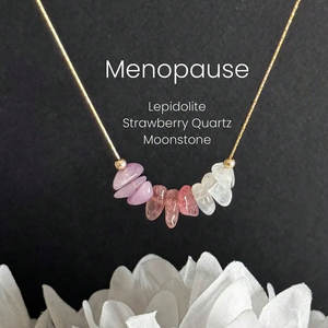 สร้อยข้อมือและสร้อยคอหินธรรมชาติ ดีไซน์ใหม่ปี 2026 พร้อมเชือกสีทองและสีเงิน  นำโชค  หมายถึงความหมายที่มีค่า  เครื่องประดับหินประจำวัน<span class=keywords><strong>เกิด</strong></span>สำหรับผู้หญิง - Product Image 5