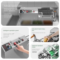 Commerciële automatische strookjesduwer voor aardappelen, radijs, zoete aardappel, friet, snijmachine, multifunctioneel voor fruit en groenten