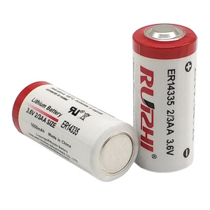 Batterie de remplacement ER14335 3.6V <span class=keywords><strong>2</strong></span>/3AA LiSOCl2 Tadiran TL-2155 TL-4955 TL-5155 TL-5955 <span class=keywords><strong>Xeno</strong></span> XL-055F Comp-100 Lithium - Product Image 2