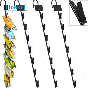 China Factory Hot Sale Supermarkets <b>Display</b> Hanging Merchandise Clips Strips With <b>Hooks</b> - Product Image 5