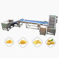 Apparatuur voor aardappelverwerkingslijnen, commerciële productielijn voor frites, verhoging van de productiecapaciteit