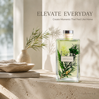 Pengharum Ruangan Botanical Reed Diffuser 150ml dengan Bunga Kering, Aroma Campuran, Label Pribadi untuk Grosir & Eceran