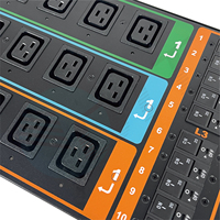 PDU de centre de données OIT 200A 30 ports C19 Distribution d'alimentation de sortie PDU de support de serveur haute densité