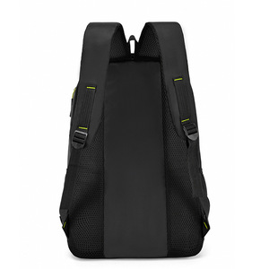 Laptop <b>Backpack</b> For Men <b>Large</b> <b>Capacity</b> Business Travel Shoulder Bag Solid Color With Laptop Compartment Spring 2024 - Product Image 4
