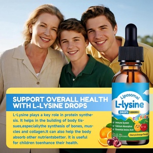 Gouttes liquides de L-Lysine liposomale OEM, complément de Lysine avec Calcium, GABA, Vitamine D3, Vitamine <span class=keywords><strong>K</strong></span>, Vitamine <span class=keywords><strong>K2</strong></span>, soutien immunitaire, collagène, santé de la peau et des lèvres - Product Image 6