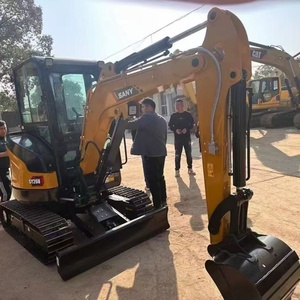 Excavatrice Sany 26U d'occasion à faible nombre d'heures de fonctionnement, prix bas, excavatrice hydraulique sur chenilles d'occasion, machines Sany 35 60 75 95 d'occasion - Product Image 3