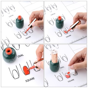 C190 SAFENG Silicone Nail Art Stamping Mat Nail Training Mat Nail Polish Coloring <strong>Practice</strong> <strong>Pad</strong> - Product Image 2