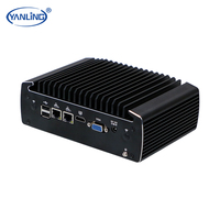 Mini PC Industrial sin Ventilador con Tel Celeron N5095, Computadora Integrada DDR4, RS232, RS485, LAN Dual, HD-MI, VGA para Automatización de Almacenes
