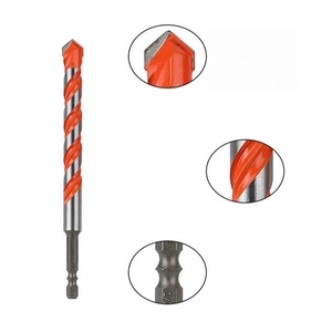 गैजेट भारी शुल्क बैल हथौड़ा ड्रिल बिट हैक्स शंक 6.35 मिमी कार्बाइड त्रिकोण टिप फास्ट पैठ कंक्रीट ईंट प्रबबलित - Product Image 4
