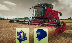 Caja de engranajes Bibo para cosechadora agrícola, caja de transmisión de cuchillas para trigo, maíz y granos, caja oscilante roja - Product Image 3