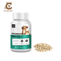 Tabletas Probióticas Digestivas para Perros y Gatos, Mejora la Inmunidad Intestinal, Absorción de Nutrientes, Personalización OEM, Regula el Equilibrio de la Flora