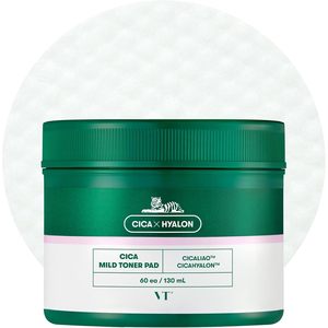 VT CICA Mild Toner Pad 60 pz / 130 mL Esfoliante Idratante Lenitivo - Product Image 1