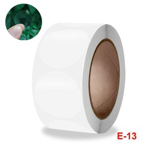 Impermeable claro en blanco redondo 25MM 38MM paquete sello <span class=keywords><strong>etiqueta</strong></span> pegatinas logotipo personalizado - Product Image 4