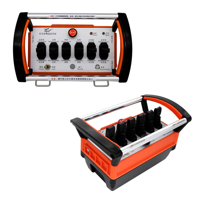Hot Selling Truck Crane Parts Radio Remote Controller Crane Remote Control Wireless With Pedal Acelerador Mecanico