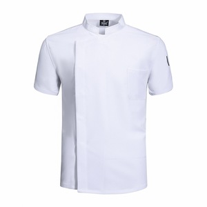 Chaquetas de <span class=keywords><strong>Chef</strong></span> de Manga Corta para <span class=keywords><strong>Restaurante</strong></span>, Talla Grande, Uniforme de Cocina, Chaqueta de <span class=keywords><strong>Chef</strong></span> para Hombre, Uniforme de Hotel - Product Image 6