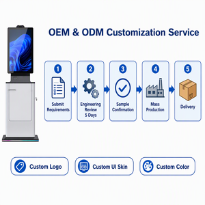 Kiosque d'enregistrement en libre-service pour hôtel avec écran tactile, lecteur <span class=keywords><strong>de</strong></span> QR code, distributeur <span class=keywords><strong>de</strong></span> cartes RFID, lecteur <span class=keywords><strong>de</strong></span> <span class=keywords><strong>passeport</strong></span>, imprimante <span class=keywords><strong>de</strong></span> reçus - Product Image 5
