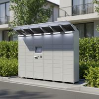 Casier à colis intelligent, armoire électronique de récupération de colis pour appartement, bureau, station, boîte de livraison express du dernier kilomètre