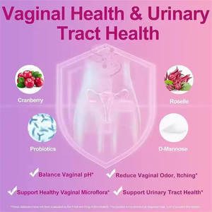 Capsules de Probiotiques OEM à Marque Blanche Haute Pureté pour la Ménopause avec Canneberge et D-mannose Favorisant la Digestion pour Femmes - Product Image 2