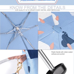 High Quality 5 Fold Mini Umbrella with Custom logo Manual Open UV protection Waterproof Outdoor Advertising Parasol - Product Image 2