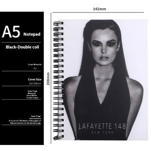 สมุดโน้ตปกแข็งหนังคุณภาพสูงสมุดโน๊ตแบบสั่งทำสำหรับธุรกิจการประชุมสำนักงานสมุดบันทึกการพิมพ์โลโก้ข้ามพรมแดน - Product Image 6