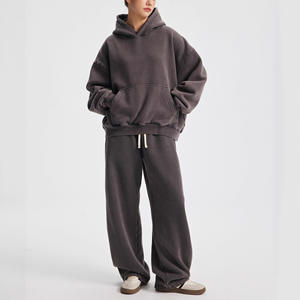 उच्च गुणवत्ता वाले मोंटेरे ट्रैकसूट कस्टम बर्गंडी ट्रैक सूट जॉगर पूर्ण सेट पुरुषों 2 टुकड़े सेट घंटी के साथ सेट - Product Image 3