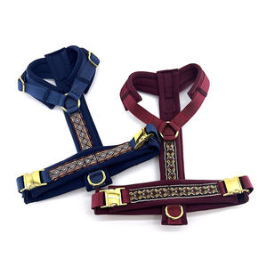 Harness Anjing Kecil Anti Gesek dengan Pegangan dan Klip Belakang, Harnais Pour Petit Chien, Harness Anjing Latihan dari Bahan Nylon - Product Image 1