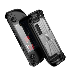 Protective <strong>Case</strong> for <strong>Steam</strong> <strong>Deck</strong> Game Console PC+TPU Soft &amp; Hard Anti-fall Silicone <strong>Case</strong> with Bracket Shell for <strong>Steam</strong> <strong>Deck</strong> - Product Image 1