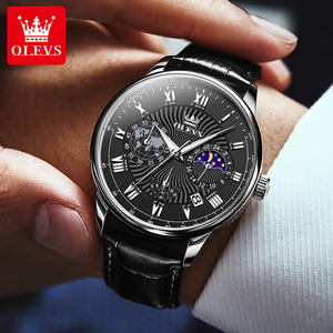 Reloj de Cuarzo para Hombre 2893 OEM, Personalizado, de Marca, con Fase Lunar, Luminoso, Cronógrafo, Resistente al Agua, de Lujo - Product Image 3