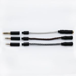 Câble adaptateur audio plaqué or, prise équilibrée 4,4 mm, 3,5 mm, 2,5 mm pour connexion casque - Product Image 1