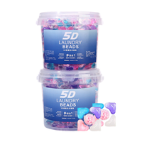 Biji Cuci Pakaian 5D 8 in 1 Multi-efek, Pembersih Kain, Pelembut Pakaian, Pewangi Tahan Lama, Untuk Mesin Cuci Otomatis