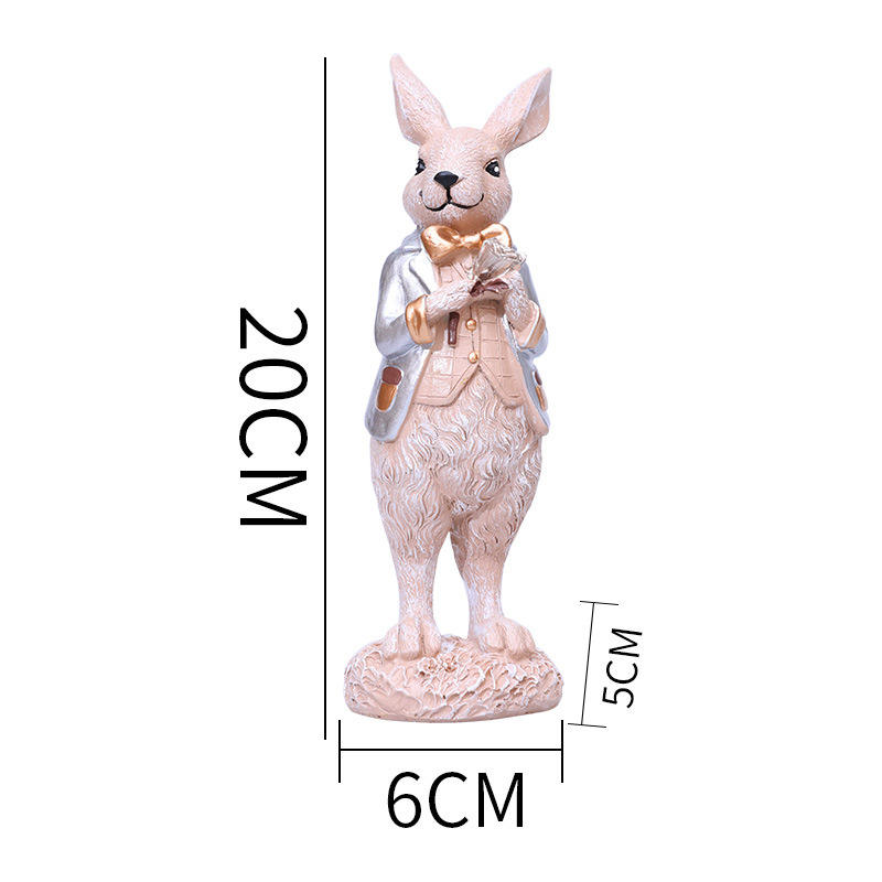 Vêtements argentés, lapin fleur argentée.