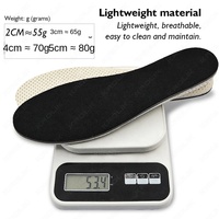 Semelles invisibles légères et respirantes pour augmenter la taille, coussin de talon en mousse à mémoire de forme EVA, coussin de chaussure