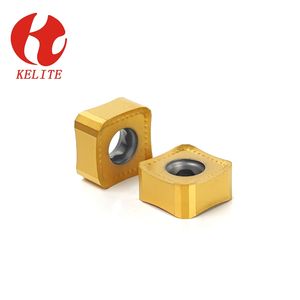 Inserto de fresado frontal de carburo de tungsteno indexable CNC OEM/ODM personalizado con revestimiento Altin para acero inoxidable - Product Image 2