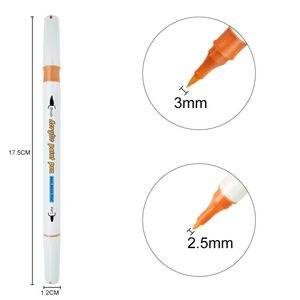 Khy Gỗ Nóng Vải Thủy Tinh Đá Đôi Đầu 12 24 <span class=keywords><strong>30</strong></span> Đầy Màu Sắc Cho Bán Buôn Đánh Dấu Bộ Màu Sắc Kép Tip Acrylic Sơn Đánh Dấu Bút - Product Image 3