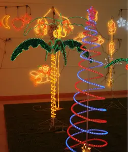 2024 New Indoor Outdoor Smart Christmas Tree Lights Led Christmas Tree Light For Bedroom Decorations
