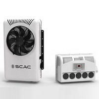 Kit de climatisation pour camping-car et voiture 12V/24V 9600 BTU R134a 10 m² Compresseur rotatif/à spirale