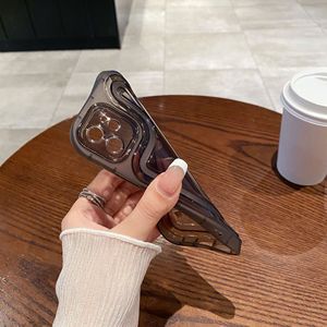 Funda Transparente Minimalista con Diseño de Pista de Carreras Compatible con <span class=keywords><strong>iPhone</strong></span> 17 Pro Max, Estilo Pareja, Delgada, Transparente, Protección Total a Prueba de Golpes - Product Image 6
