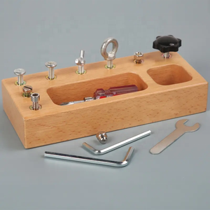 Kit d'outils de jeu de simulation <span class=keywords><strong>en</strong></span> <span class=keywords><strong>bois</strong></span> pour enfants Jouets pour enfants Boîte de fournitures d'événement de jeu - Product Image 4