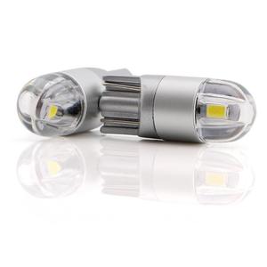 หลอดไฟ LED รถยนต์ 12V T10 2smd W5W 3030 2smd ไฟส่องสว่างสีขาว/น้ำเงิน หลอดไฟ T10 สำหรับเปลี่ยน อะไหล่ไฟรถยนต์อื่นๆ - Product Image 3