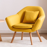 Fauteuil Mobilier Dossier Confortable Rembourrage Chambre à coucher Fauteuils de chaise occasionnels