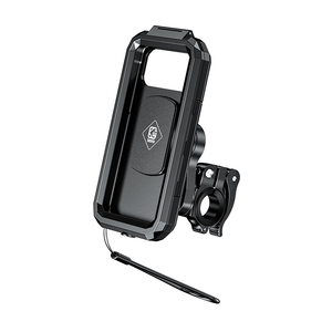 Support de guidon de vélo universel 360 Rotation étanche à dégagement rapide support de boîtier de téléphone portable accessoires de moto - Product Image 1