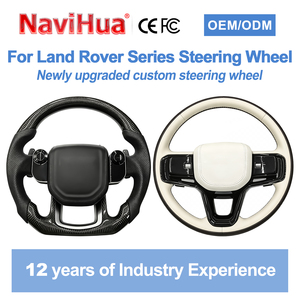 Volant de voiture Navihua, remplacement personnalisé en cuir, design sur mesure pour Land Rover Range Rover Sport/Vogue/Velar 2010-2022 - Product Image 1