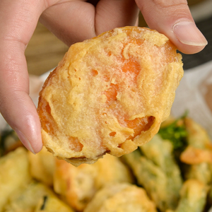 Tempura de patate douce pré-frit pour <span class=keywords><strong>friteuse</strong></span> à air, collation végétalienne saine, style japonais <span class=keywords><strong>congelé</strong></span> - Product Image 4