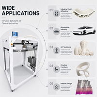 Printer 3D Murah untuk Model Styling Otomotif dan Verifikasi Desain dengan Volume Cetak 1000x1000x1000mm