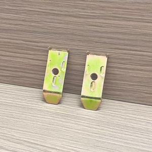 Pièce d'emboutissage de fixation pour meubles en tôle horizontale colorée Li Hai Hardware 42x16x9mm - Product Image 2